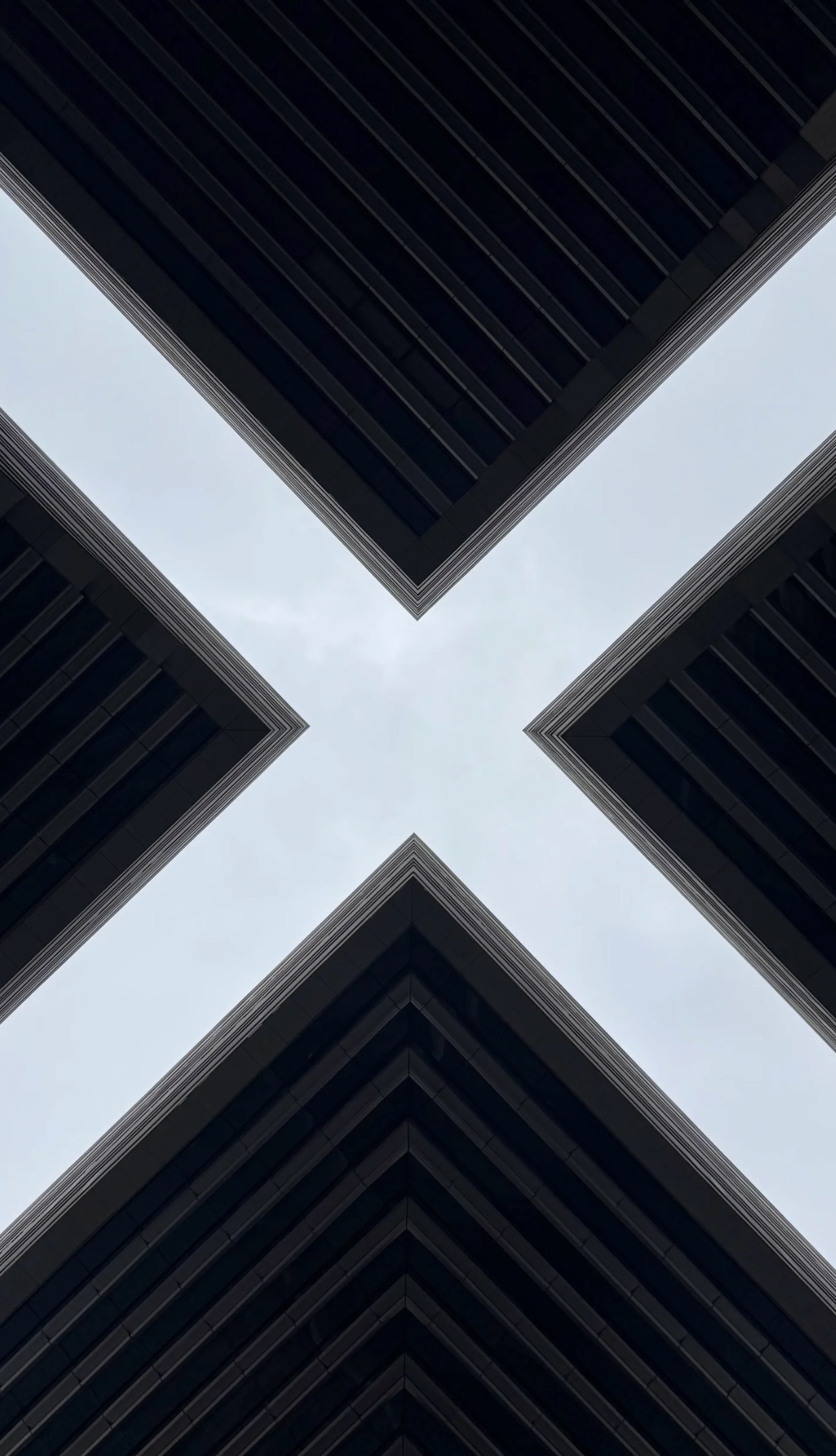 文化广场仰拍